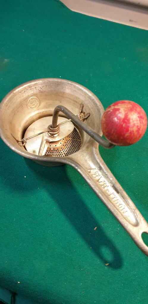 pureer zeef mouli baby vintage frans, Ophalen of Verzenden, 'T Olde Gre-j, Info@toldegrej.nl, Endepoelstraat 20f Didam