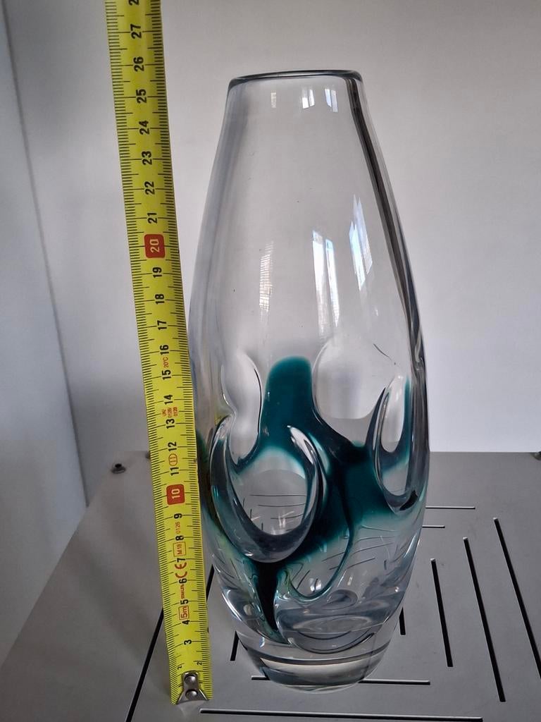 Floris Meydam Tortuga vaas,  Leerdam glasfabriek, Ophalen of Verzenden