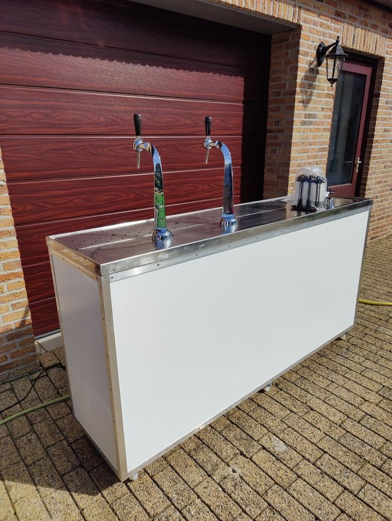 Mooie mobiele 2 kraans biertap., Nieuw, Onbekend, Noorden, Bos mobiele bar bouw