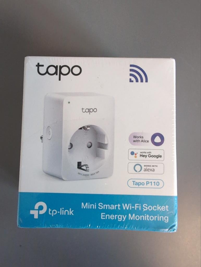 Tapo P110 Mini Smart Wi-Fi Stopcontact met Energiemeting, Ophalen of Verzenden, Nieuw