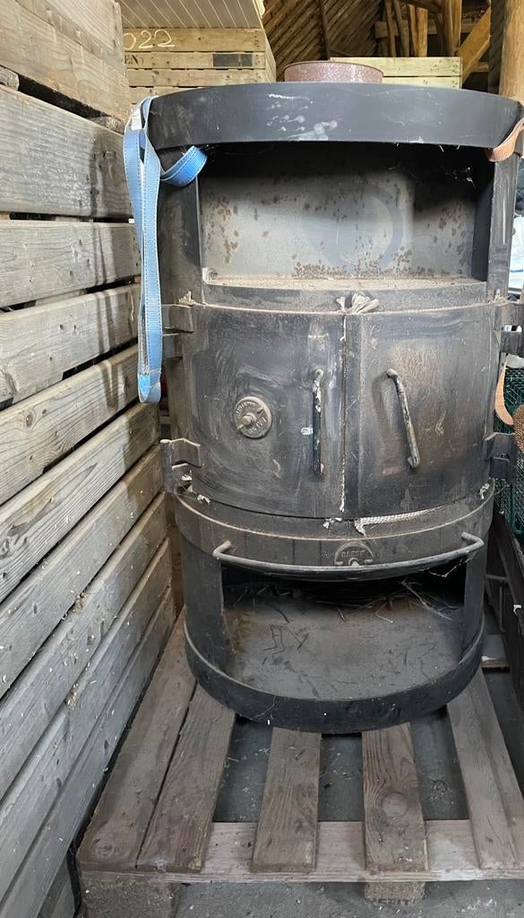 Barbas houtkachel voor werkplaats, Huis en Inrichting, Kachels, Ophalen, Gebruikt, Houtkachel, Vrijstaand