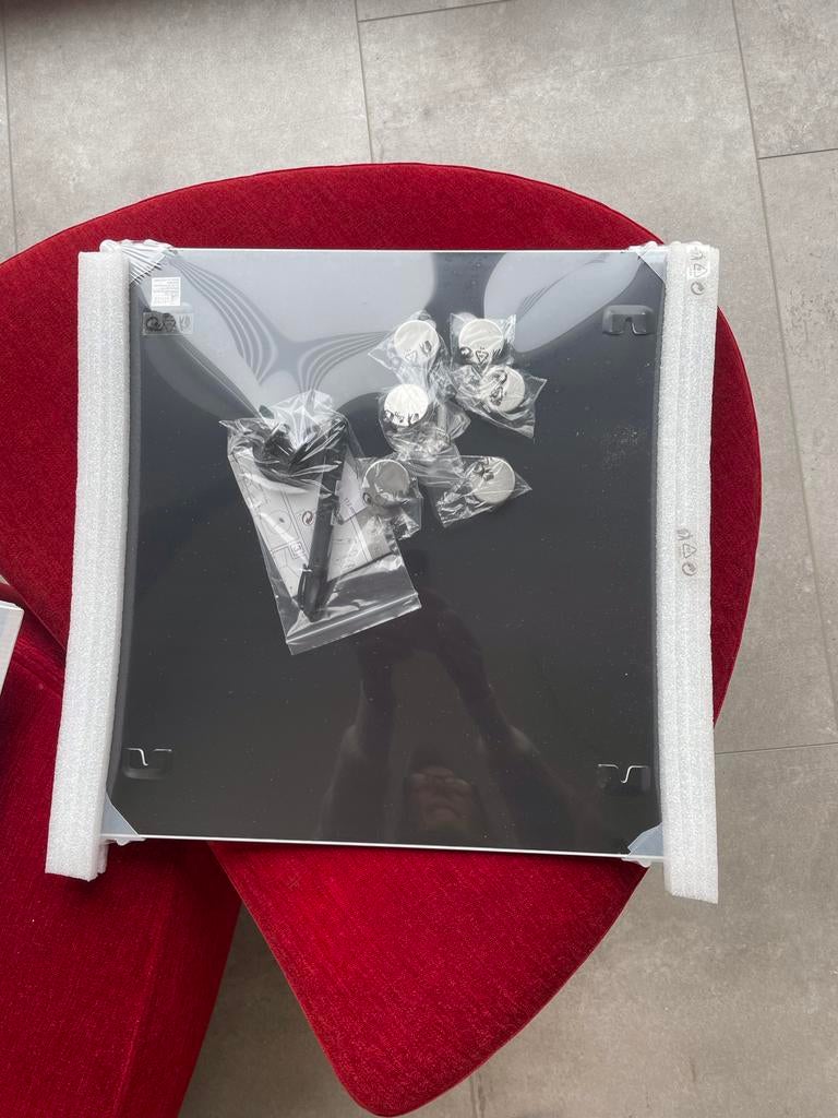 Glazen magneet/wandbord met magneten, Ophalen, Nieuw