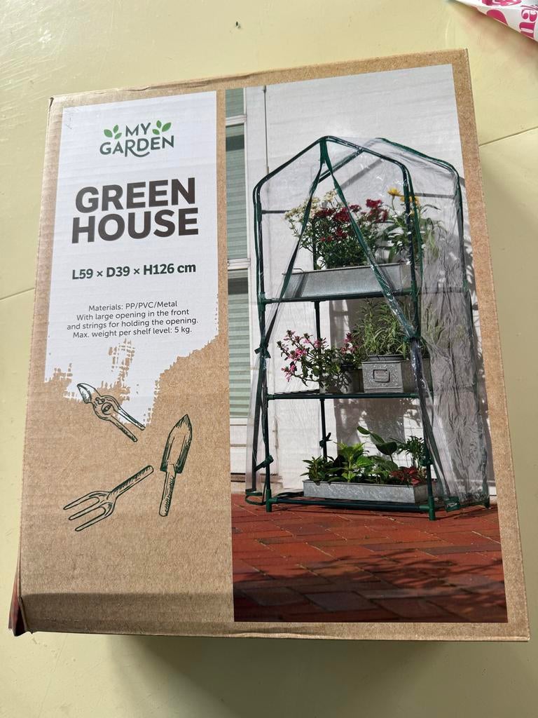 My Garden Green House kas, Overige materialen, Folie, Ophalen of Verzenden, Kweekkas