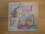 Penny Black muisjes nr 23, Hobby en Vrije tijd, Stempelen, Ophalen of Verzenden, Gebruikt, Houten stempel