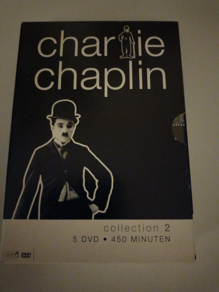 5 dvd box Charlie Chaplin, Alle leeftijden, Ophalen of Verzenden, Zo goed als nieuw, Komedie