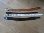 Lederen ceintuurs, 3 stuks, verschillende kleuren, Tailleriem, Ophalen of Verzenden, Gedragen, Overige kleuren