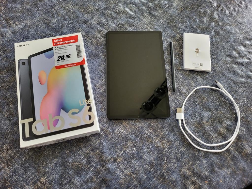 Samsung Tablet S6 Lite., Computers en Software, Android Tablets, Zo goed als nieuw, Wi-Fi, 10 inch, 64 GB, Gps, Uitbreidbaar geheugen