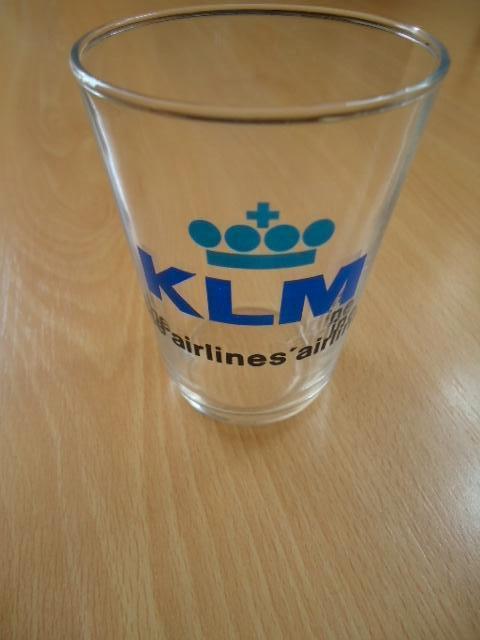 KLM the airlines' airline glas, Ophalen of Verzenden, Zo goed als nieuw, Overige typen