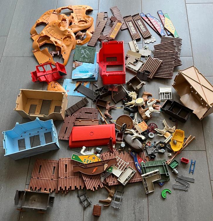 Playmobil Losse Onderdelen Doos 11: Rosa Manege Dieren Bos, Kinderen en Baby's, Speelgoed | Playmobil, Gebruikt, Los playmobil