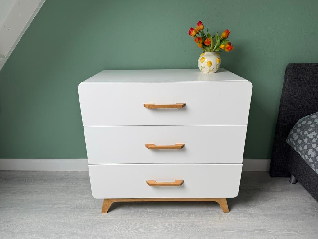 Babykamer Babydump: Commode, Kledingkast (Ledikant uit elkaa, Ophalen, Zo goed als nieuw, Jongetje of Meisje