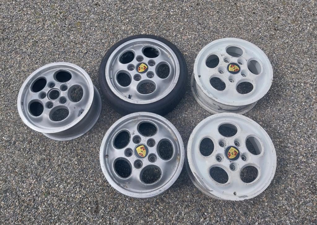Porsche Teledials 16 inch zeldzaam., Ophalen, Gebruikt, Porsche