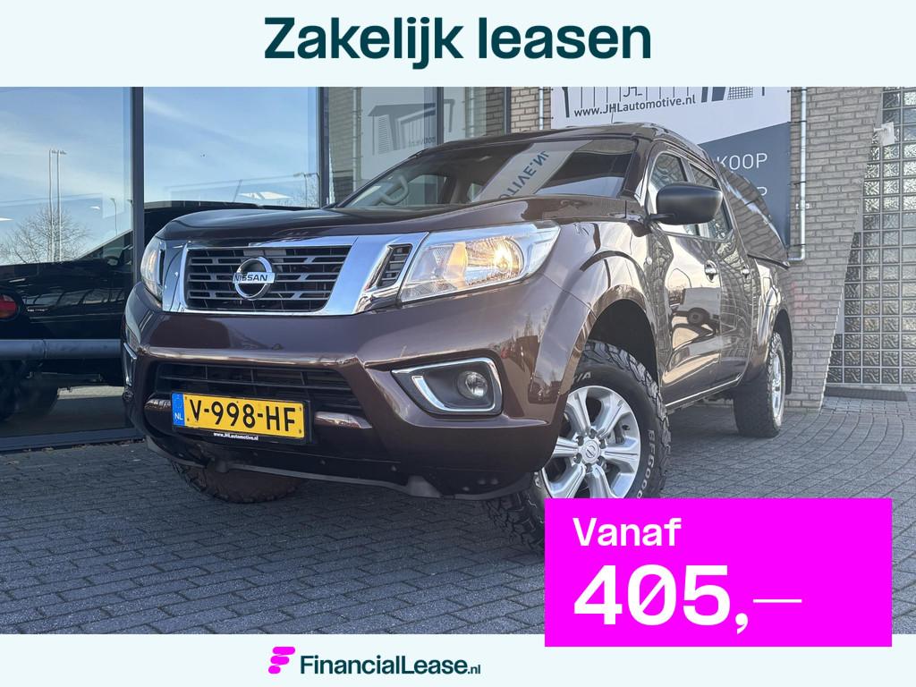 Nissan Navara 2.3 dCi Acenta DoubleCab Veth*5PERS*A/C*CRUISE, Auto's, Nissan, Bedrijf, Lease, Financial lease, Navara double cab