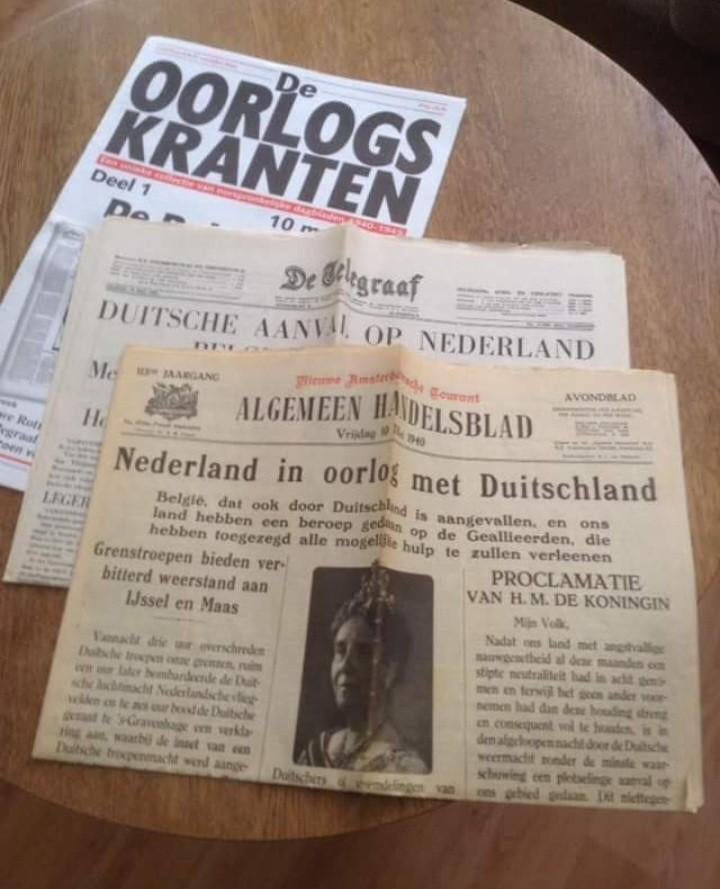 TEKOOP...KOMPLETE SERIE OORLOGSKRANTEN, Verzamelen, Militaria | Tweede Wereldoorlog, Ophalen of Verzenden