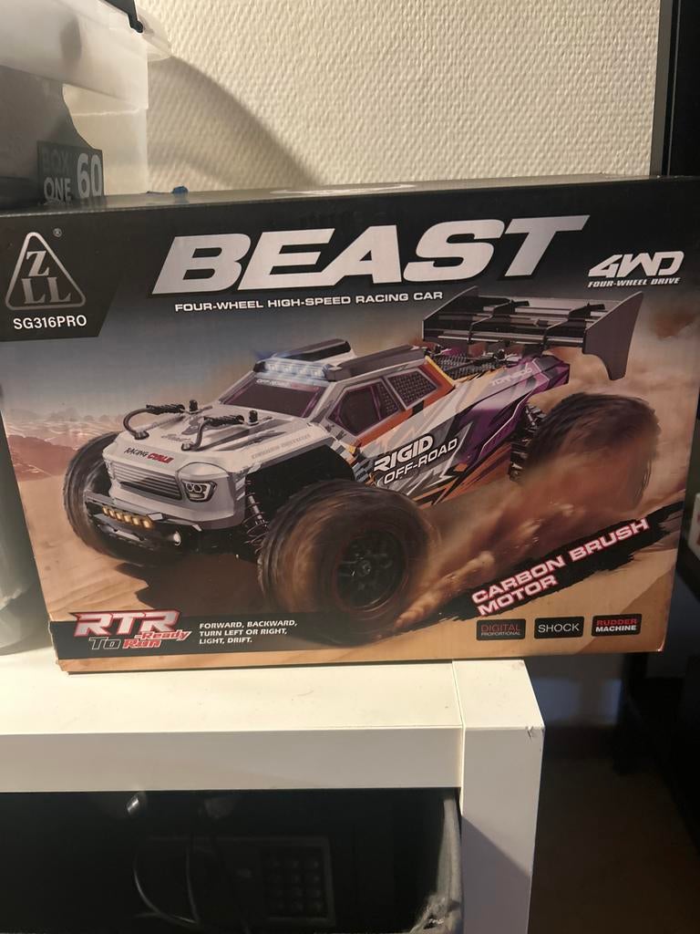 BEAST SG316PRO 4WD High-Speed RC Auto Offroad RTR, Elektro, Auto offroad, Nieuw, Ophalen of Verzenden