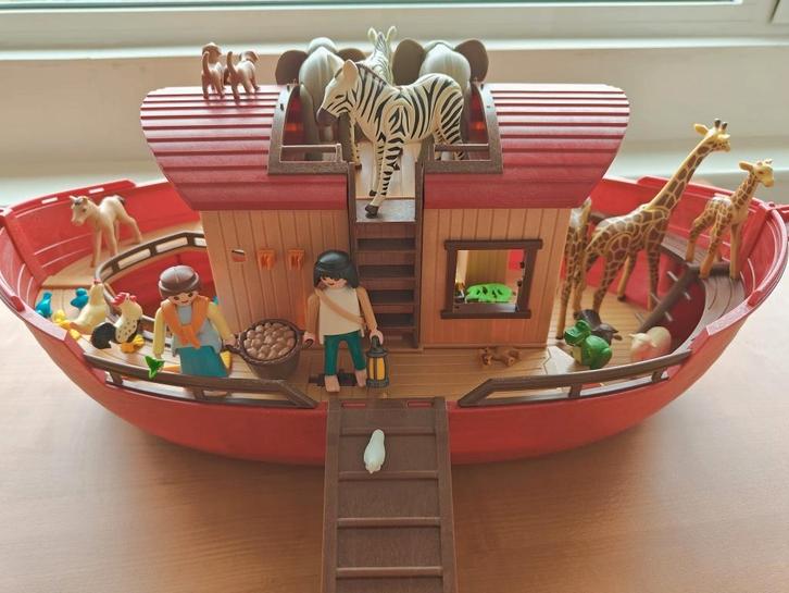 Playmobil 3255 - Ark van Noah, boot met dieren, Kinderen en Baby's, Speelgoed | Playmobil, Zo goed als nieuw, Complete set, Ophalen