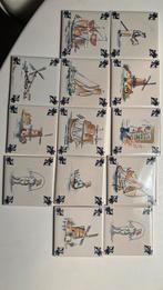 KLM Business Class Tegeltjes - Set van 13, Ophalen of Verzenden