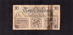 10 Gulden Bankbiljet 1945 Zeer Geleefd Biljet, Ophalen of Verzenden, 10 gulden, Los biljet