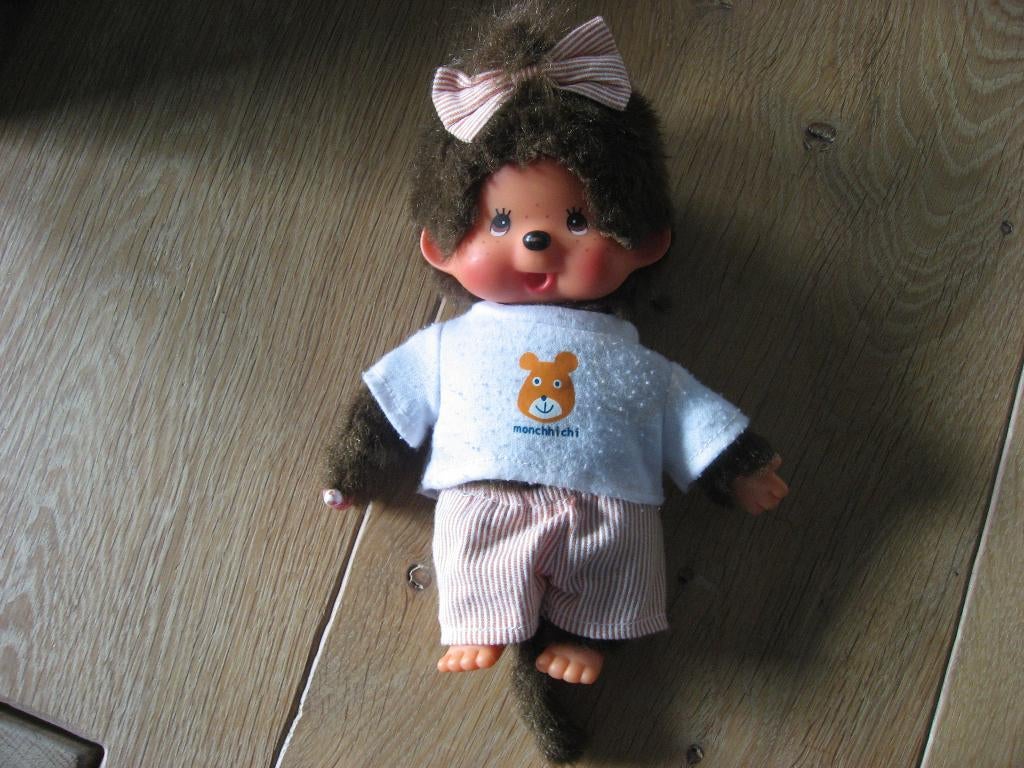 nieuwe Monchichi jongens- of meisjes aap in pyjama, Verzamelen, Poppetjes en Figuurtjes, Verzenden, Nieuw