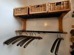 Kapstok met mandjes en hangers, Zo goed als nieuw, Minder dan 100 cm, Hout, Ophalen