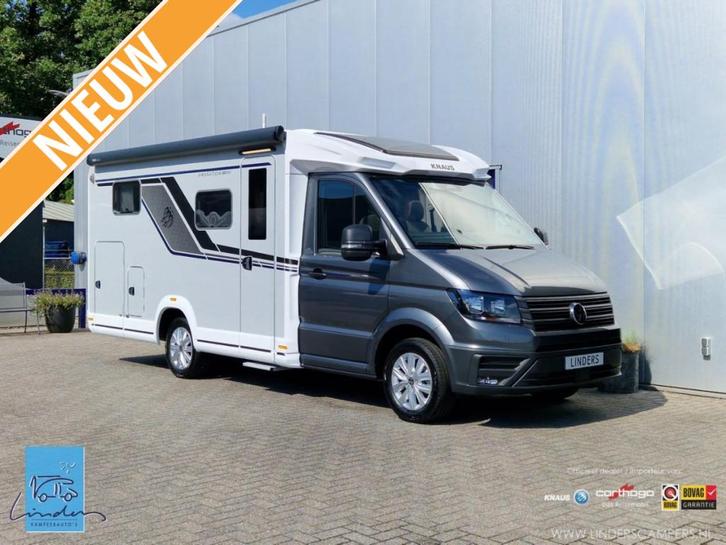 Knaus Van TI 640 MEG Vansation | VW Crafter 163pk Automaat, Caravans en Kamperen, Campers, Bedrijf, tot en met 2, Half-integraal