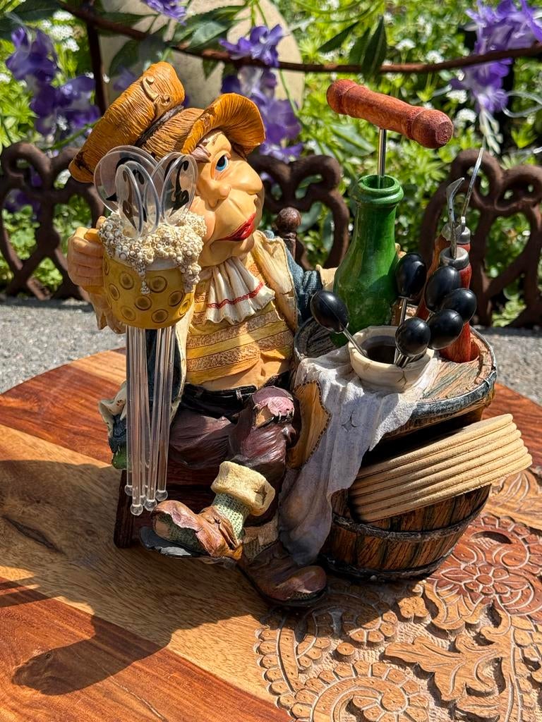 Efteling Laven Lounge Set - Laaf met Bierpul en Baraccessoir, Verzamelen, Efteling, Ophalen of Verzenden, Zo goed als nieuw, Beeldje of Poppetje
