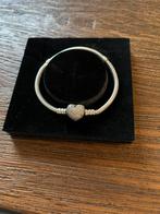Pandora  bedel met hart sluiting., Ophalen of Verzenden, Zo goed als nieuw, Zilver