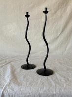 Vintage Hysteria brutalist Kandelaars - Organisch Design, Overige materialen, Gebruikt, 25 tot 50 cm, Zwart