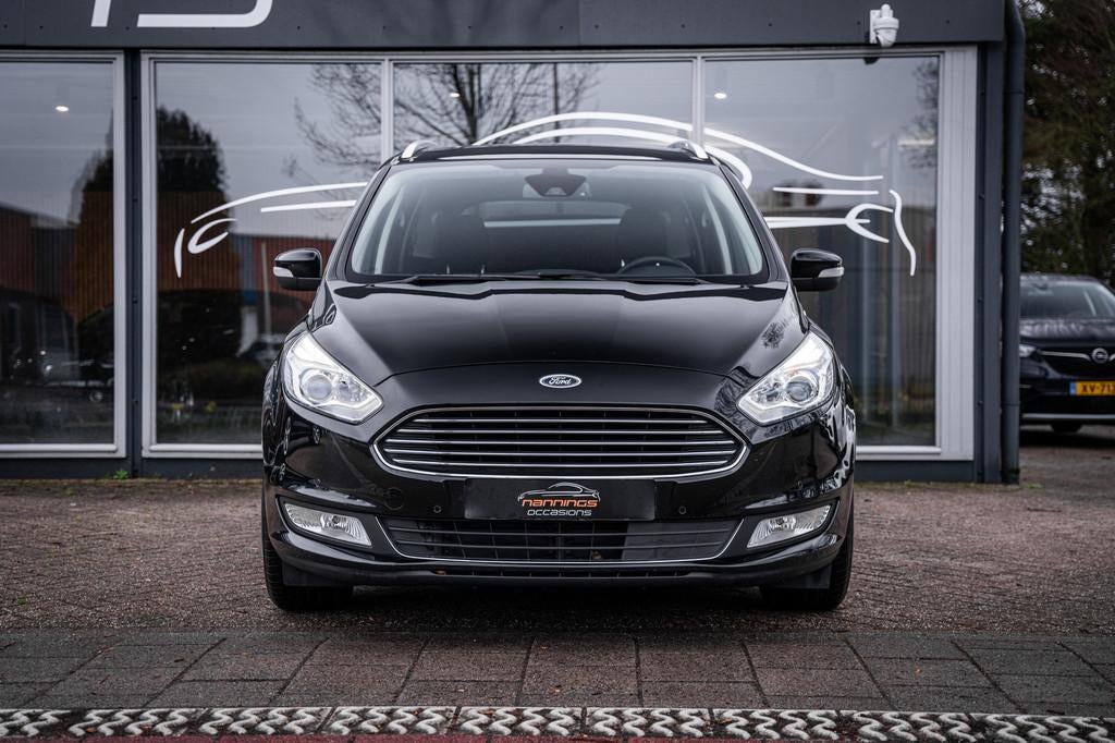 Ford Galaxy 1.5 Titanium|7 Pers|Trekhaak|Navi|Climate|Stoelv, Auto's, Voorwielaandrijving, 4 cilinders, Zwart, Origineel Nederlands