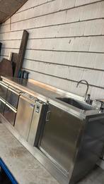 Koelwerkbank met spoelbak en sensor kraan ( geen motor), Ophalen, ...., ...., ......