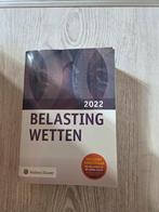 Belastingwetten 2022 - Inclusief commentaar, Ophalen of Verzenden, Gamma, Zo goed als nieuw, HBO