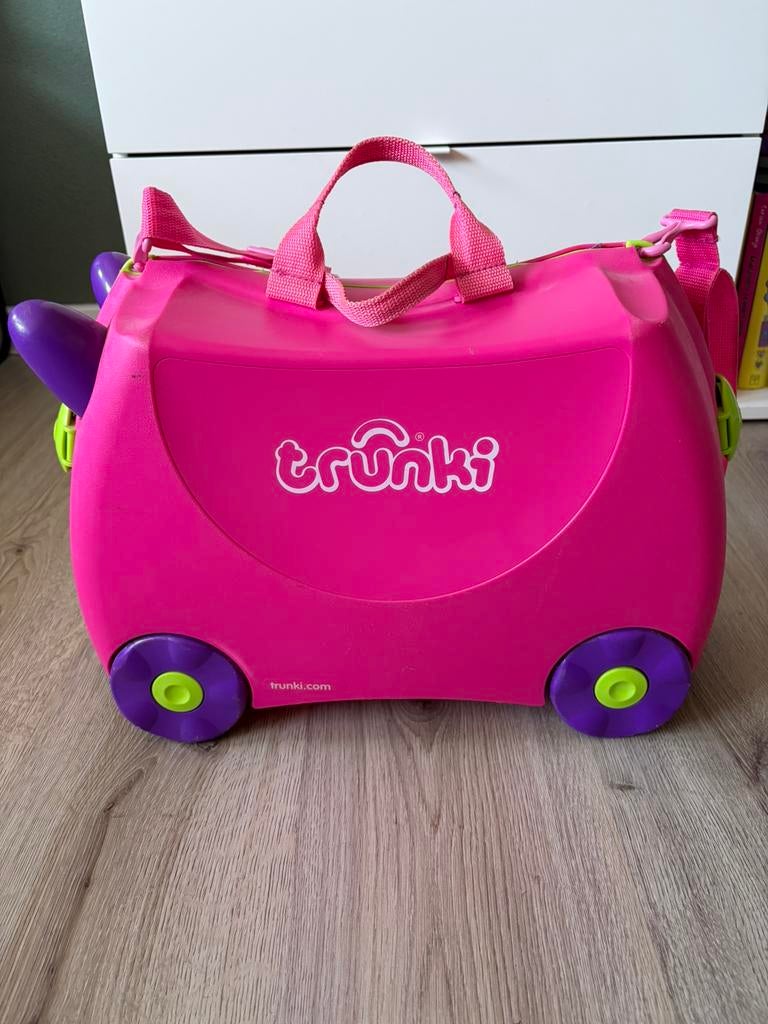 Trunki reiskoffer rose, Hard kunststof, Minder dan 50 cm, Zo goed als nieuw, Minder dan 35 cm