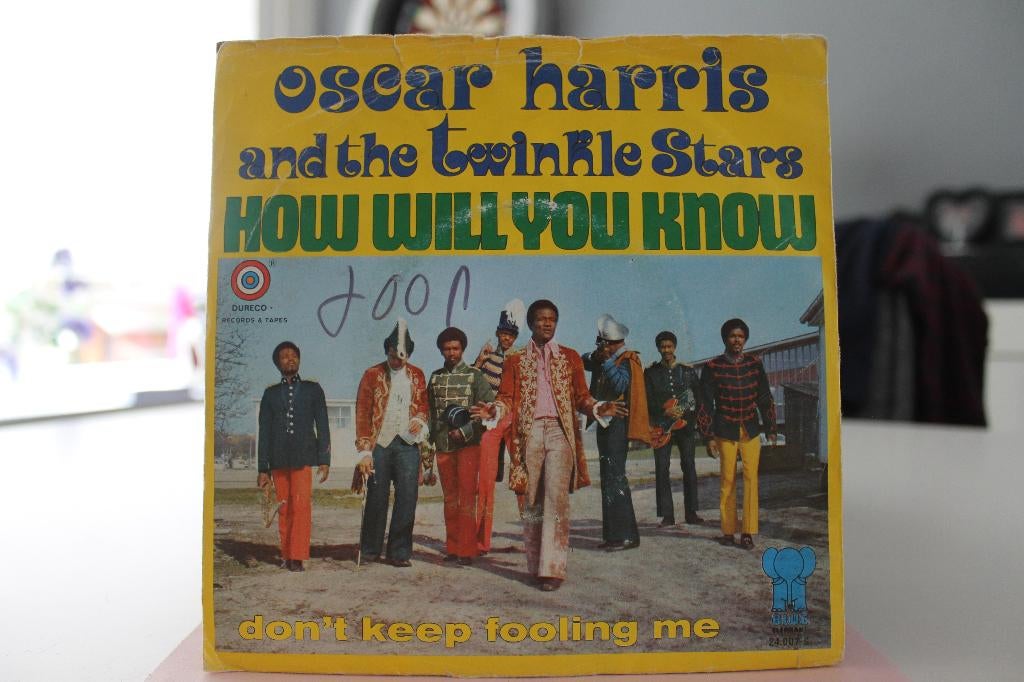 7" Single Oscar Harris And The Twinkle Stars - How Will You, Gebruikt, 7 inch, Single, Ophalen of Verzenden