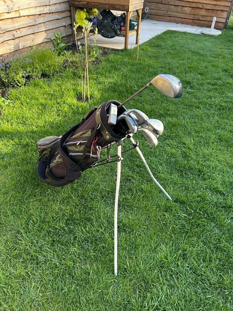 Dunlop golfset (John Daly) beginners inclusief tas, Ophalen of Verzenden, Gebruikt, Set, Overige merken