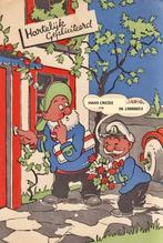 zoek oud Toonder Kappie kaart ansichtkaart verjaardagskaart, Ophalen of Verzenden, 1940 tot 1960, Overige thema's