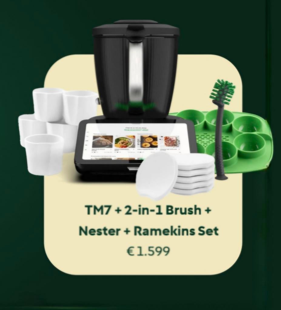 Thermomix TM7 | Brunch bundel, Nieuw, 3 snelheden of meer, Ophalen of Verzenden, 2 tot 3 liter