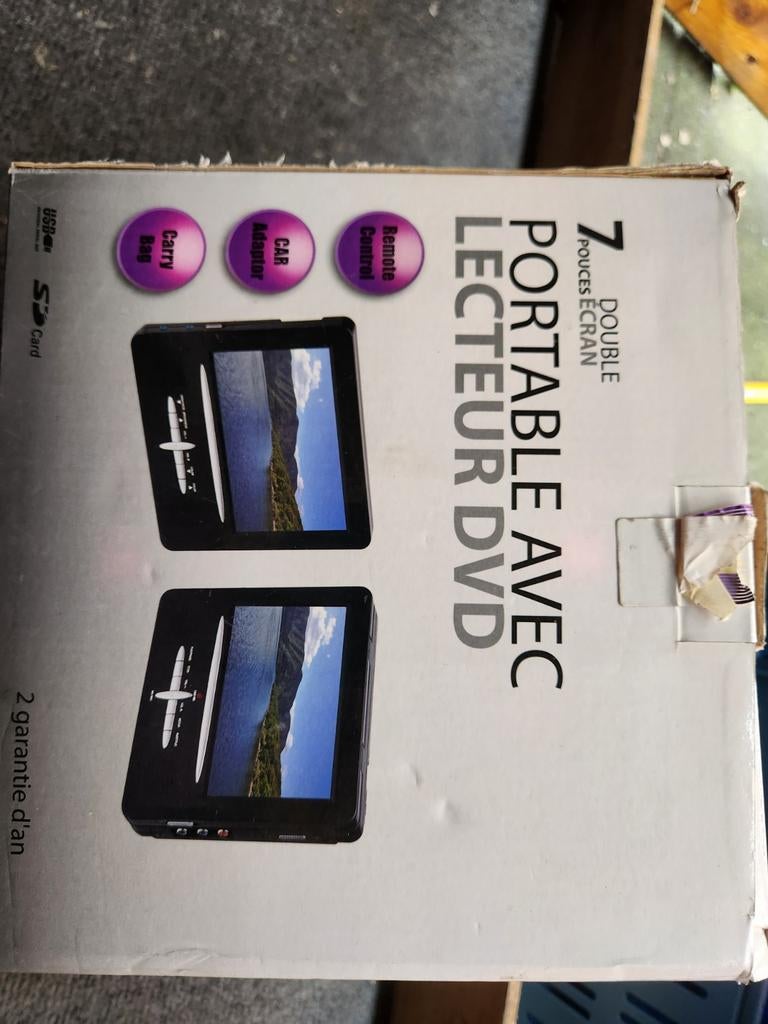 Draagbare DVD speler met dubbel scherm (nieuwe), Ophalen