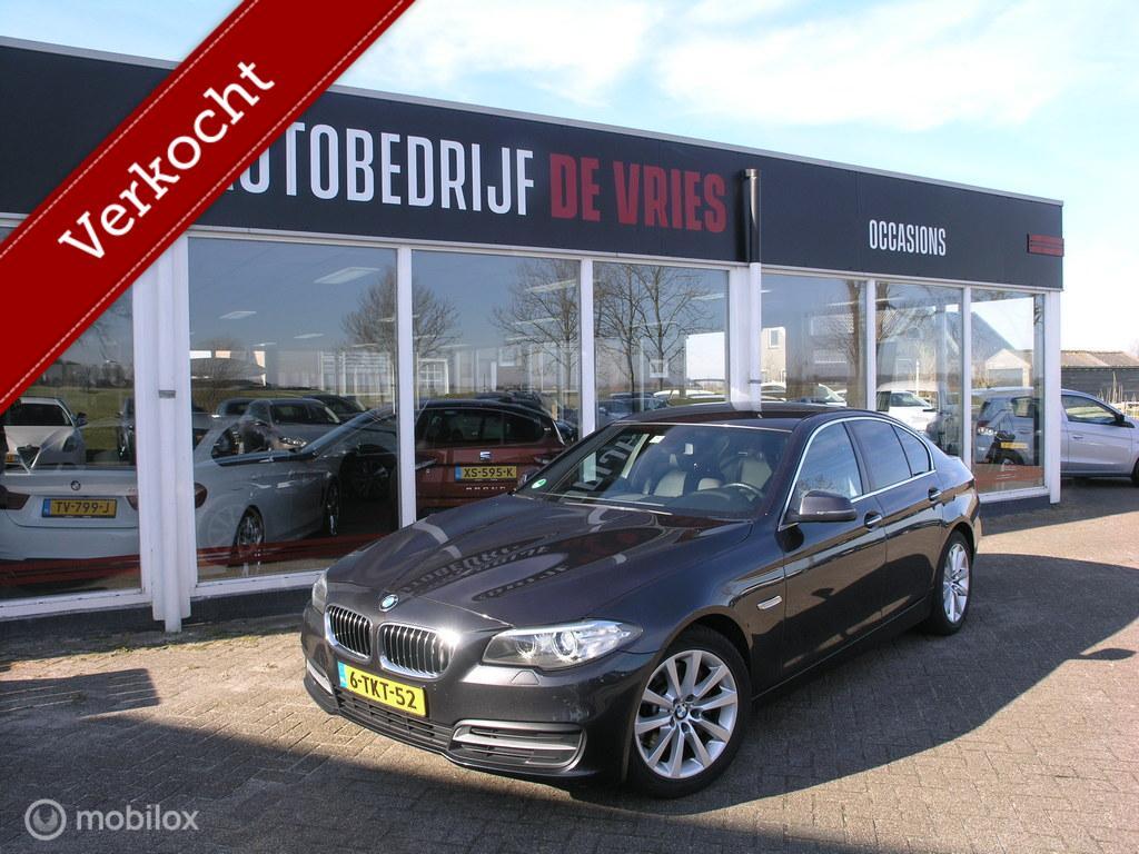 BMW 5-serie 528i High Executive Memory/Leder/Stoelverw/Virtu, Auto's, BMW, Automaat, Achterwielaandrijving, Gebruikt, Euro 6