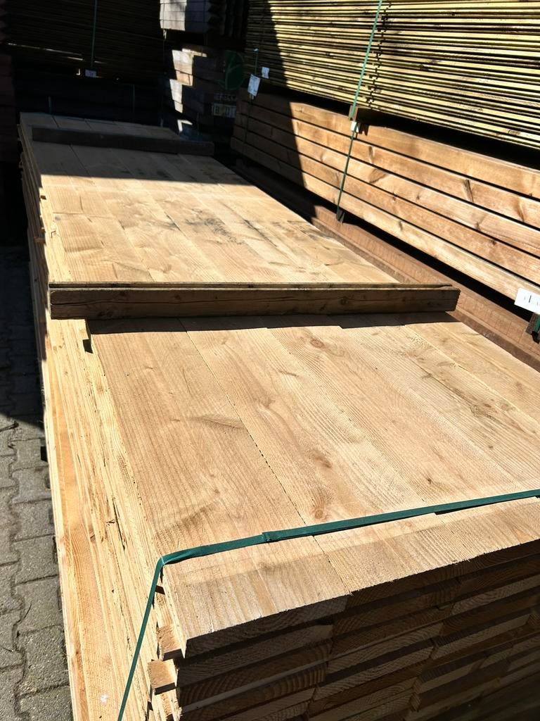 Lariks / douglas plank 30 x 200 mm steigerplank, Planken, Nieuw, Ophalen of Verzenden, Hardhout