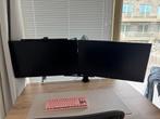 2x 27 inch monitor Dubbele monitoren met arm lg 27qp88dp, Computers en Software, Monitoren, Gebruikt, IPS, Onbekend, 61 t/m 100 Hz