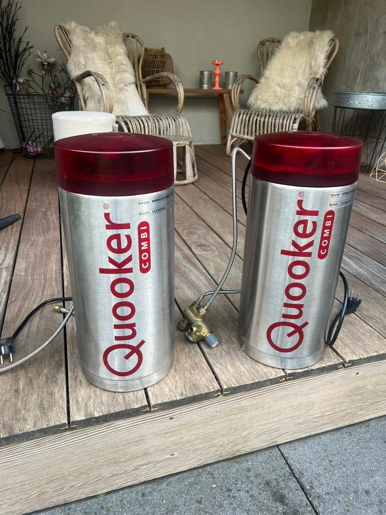 Quooker boilers Combi2.2: storing!, Nordic Round Steel kraan, Ophalen, Overige materialen, Overige merken, Overige typen