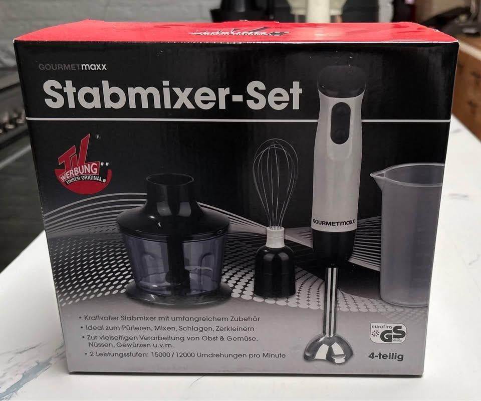 Gourmetmaxx Staafmixer Set, Ophalen, Nieuw