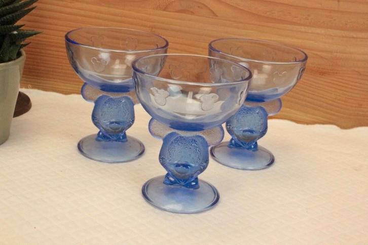 Vintage Disney IJscoupes Mickey Mouse, Verzamelen, Disney, Zo goed als nieuw, Beeldje of Figuurtje, Mickey Mouse, Ophalen of Verzenden