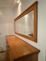 Houten dressoir met spiegel van Eiken Hout, Antiek en Kunst, Antiek | Meubels | Kasten, Ophalen