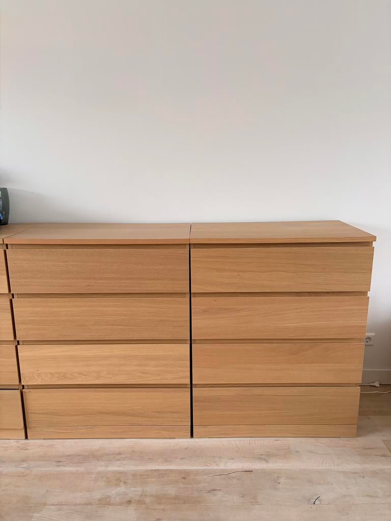 2 IKEA MALM DRAWERS, Ophalen, 50 tot 100 cm, Zo goed als nieuw, Minder dan 100 cm