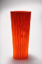 1x Formadri Leila rood boomstam vloerlamp / vaas kan buiten, Ophalen, Kunststof, 100 tot 150 cm, Zo goed als nieuw