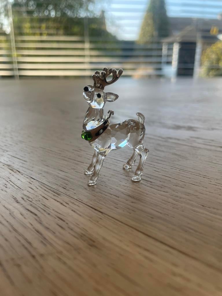 Swarovski rendier zilver 718994, Ophalen, Zo goed als nieuw, Figuurtje