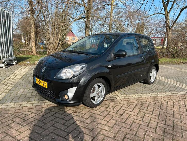 Renault Twingo 1.2 16V Quickshift 2008 Zwart, Auto's, Renault, Bedrijf, Twingo, ABS, Airbags, Airconditioning, Centrale vergrendeling