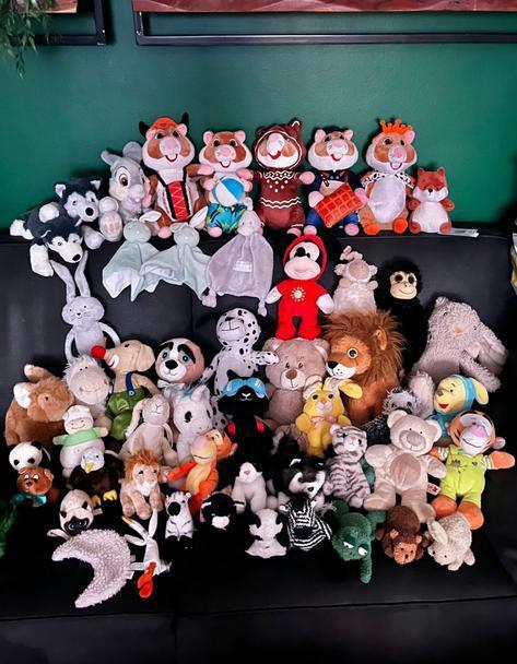 Diverse knuffels Albert Heijn hamster, Disney, Bambino, Ikea, Ophalen of Verzenden, Zo goed als nieuw, Overige typen
