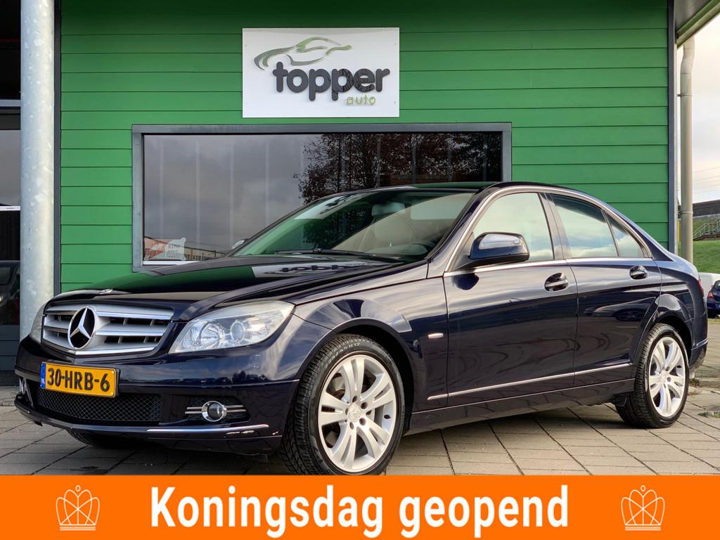 Mercedes-Benz C-klasse 200 K Business Class | Automaat | Cru, Auto's, Automaat, Achterwielaandrijving, 4 cilinders, Blauw