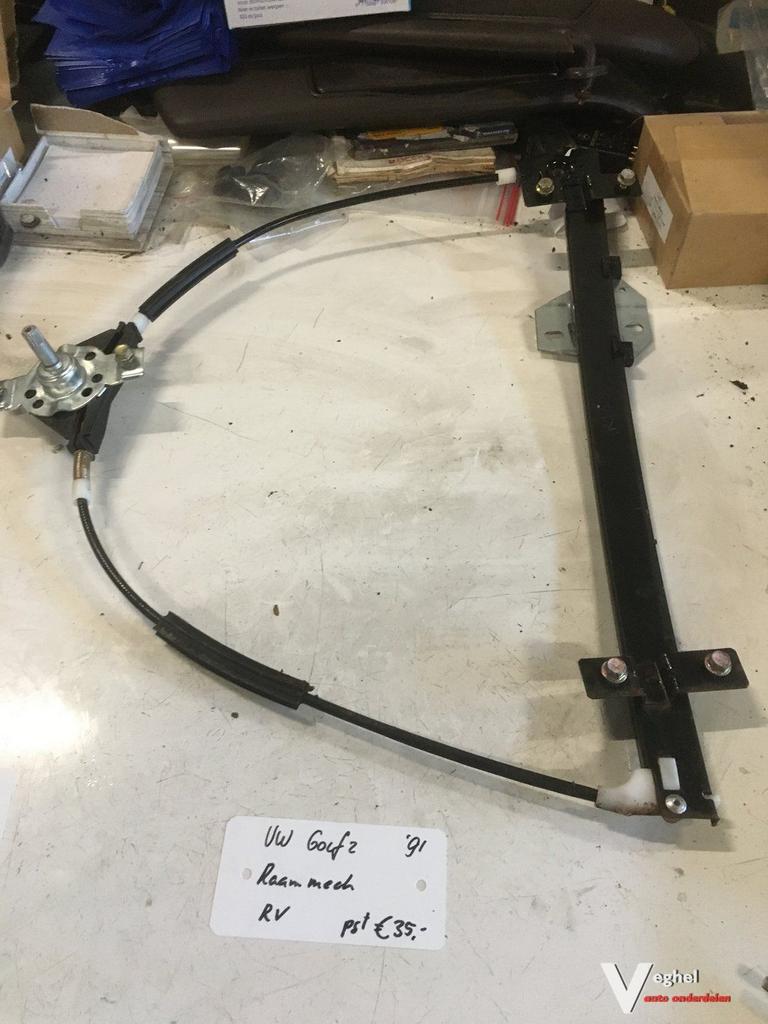 Vw Golf 2 1991 1.3   Raammechanisme Rechtsvoor of Linksvoor, Gebruikt, -, -, Ophalen of Verzenden
